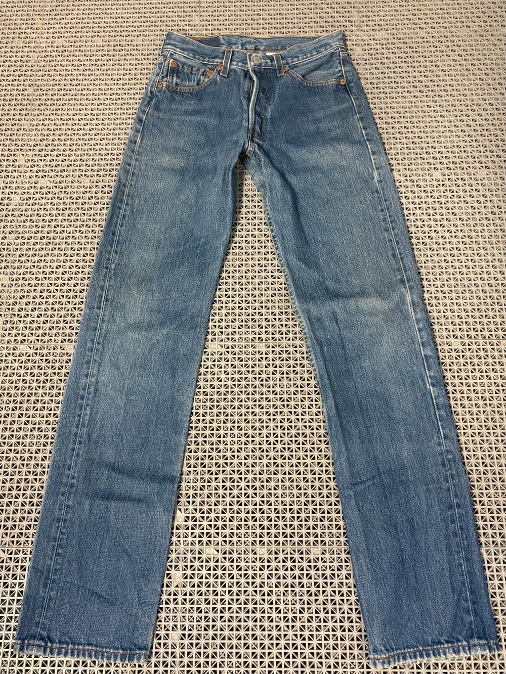 Vintage Levi's 501 Medium Wash Button- Fly Blue Jeans - Y2K